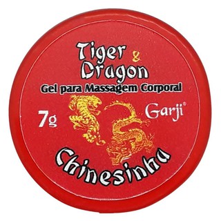 Pomada Para massagem Corporal Tiger & Dragon Chinesinha 7g Esquenta Garji - Sex Shop Produtos Adultos