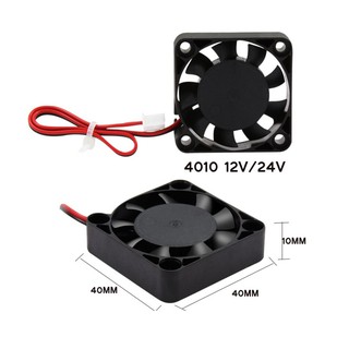Micro Ventilador 40x40x10mm Fan Cooler 4010 12v / 24v - Ender 3 5 Impressora 3D