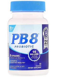 Pb8 60 Caps Probiótico Saúde Digestiva 14 Bilhões Eua