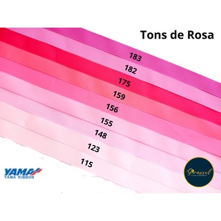 Fita Yama Tons de Rosa 22mm/Nº 5 - 5 M