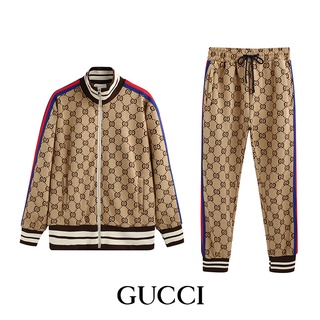 Moletom De Algodão Com Capuz Casual E Solto Com Jacquard Gucci sportswear