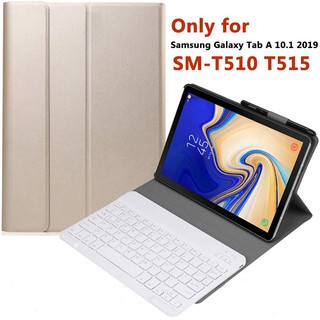 Capa De Teclado Sem Fio Bluetooth Para Samsung Galaxy Tab A 10.1 2019 T510 T515 Sm-T510 Sm-T515