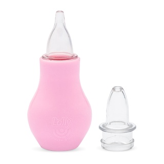 Aspirador nasal bebe lolly 2 em 1 rosa menina (1)