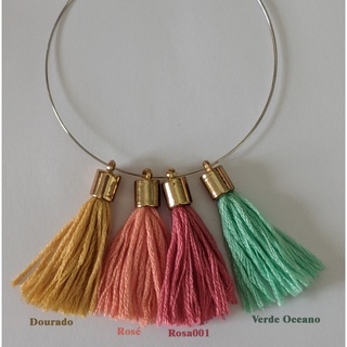 Tassel de cordão para bijuterias, Modelos e Cores variadas. (5)
