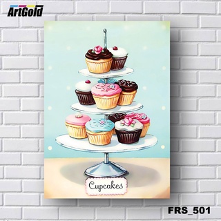 Placas Quadros Decorativos para sua Casa A4 21x30cm - Cupcakes (1)