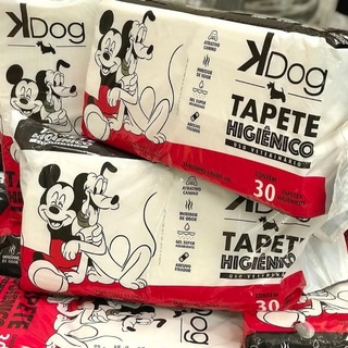 Tapete Higiênico K-dog Disney 30un Para Pet Mickey Tamanho 60x80 30 Unidades Envio Imediato (1)