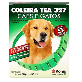 Coleira Antipulgas e carrapatos TEA 327 para cães de grande porte