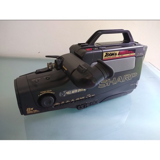 Filmadora Sharp VHS Camcorder com Case Original e acessórios