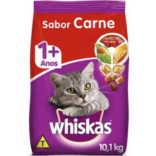Ração Whiskas Carne para Gatos Adultos 10,1kg