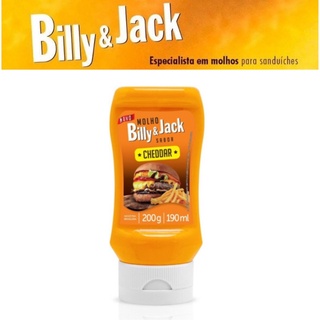 Molho Billy Jack Cheddar 200g - Billy Jack Cheddar - Molho Billy Jack Sabores