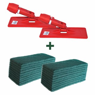 Kit 2 Suportes Limpa Tudo - LT - para Fibra Azul ou Vermelho Sem Cabo + 20 Unidades de Fibra para Uso Geral (2)