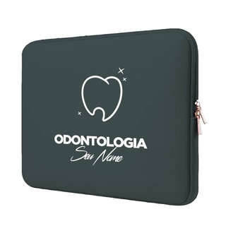 Capa Case Pasta Maleta Notebook Macbook Personalizada Neoprene 15.6/14.1/13.3/12.1/11.6/17.3/10.1 Odontologia 2 (6)