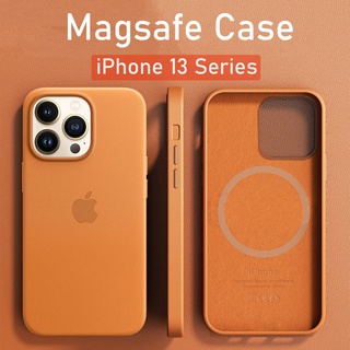 2021 Novo estojo de couro Magsafe para iPhone 13 mini estojo de couro para iPhone 13 Pro Max com animação pop-ups de adsorção magnética