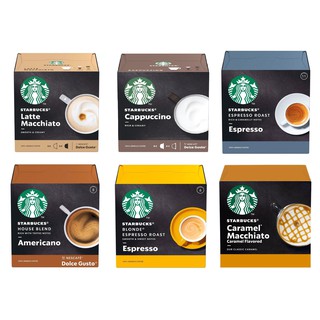 Cápsulas Café Dolce Gusto Starbucks Nestlé 1 caixa com 12 cápsulas