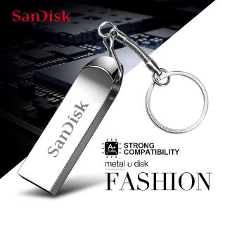 Pen Drive USB SanDisk de Metal com 128GB/64GB/32GB/16GB