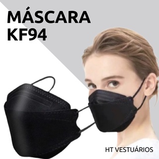 Mascara 10 Kn95 Pff2 Caixa Tripla proteção Kf94 50 Máscara Descartavel N95 (2)