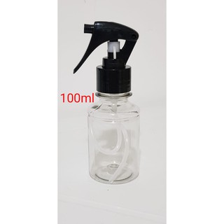 Frasco Pet 100ml + Válvula Mini Gatilho Borrifadora Spray
