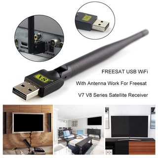 Freesat Usb Wifi Com Antena De Trabalho Para Freesat V7 V8 Série Receptor De Satélite