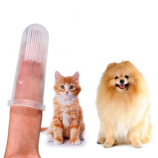 Escova de dente flexível para cachorro e gato,1 unidade.