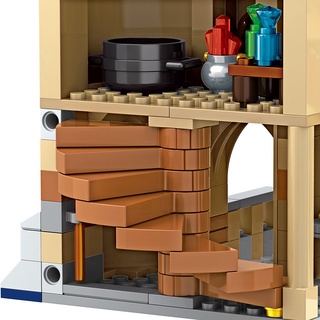 924Pcs Compatível Lego Harry Potter Hogwarts Castelo Mágico Blocos De Construção Crianças Montado Brinquedos Educativos Presentes De Aniversário Coleção (5)