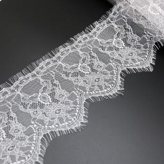 (3 meters/lot) 140mm White Black lace fabric Webbing Clothing Accessories lace material Handmade (2)