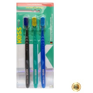 Escova Dental Kess Pro 6580 Extra Macias - 3 Unidades