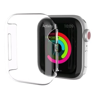 Capa Case fechada Acrilico ou Silicone transparente Pra Apple Watch 38-40-42-44mm