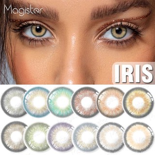 IRIS Lentes De Contato Colorida Hidorcor Natural para Olhos Maquiagem 1 Par Anual (1)