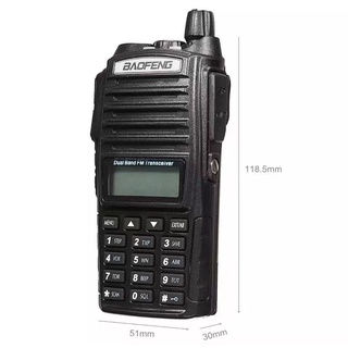Rádio Comunicador Ht Walk Talk Baofeng Dual Band Uv-82 (2)