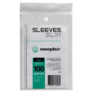 Sleeve Slim Meeple BR Usa 56 x 87mm