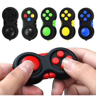 Fidget Pad Brinquedo Anti-Ansiedade Anti-Stress Modelo Controle De Video Game Ajuda Manter Foco Concentração Alta Qualidade