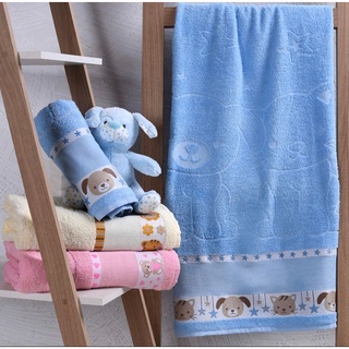 Combo 2 toalha Infantil Bebe De Banho 100%algodão Personagens Kids Anti Alérgica