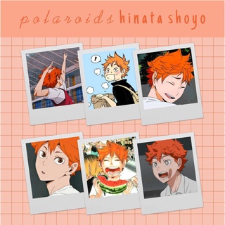 Polaroids Anime Haikyuu Hinata Shoyo 8,5x7cm