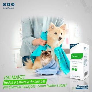 Calmante Natural Pet Para Cães e Gatos Calmavet 30ml - Provets (3)
