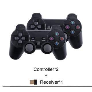 2 Controles sem fio para super console x/x-pro/game retro/game stick/PC/Android