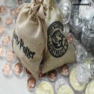 Shapewater Harry Potter Gringotts Wizard Banco Elf Moeda Bolsa Com Cordão (3)