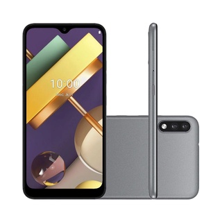 Smartphone LG K22 32GB 4G Wi-Fi Tela 6.2'' Dual Chip 2GB RAM Câmera Dupla + Selfie 5MP - Titânio - Mostruário