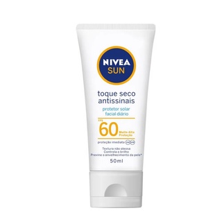 Protetor Solar Facial Nivea Sun Toque Seco Antissinais Fps60 - 50ml (1)
