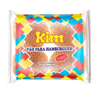 Pão de Hambúrguer com Gergelim Kim 200g - 2 Pacotes 8 Unidades (4)