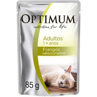 Sachê de Ração Úmida para Gatos OPTIMUM ® 85gr