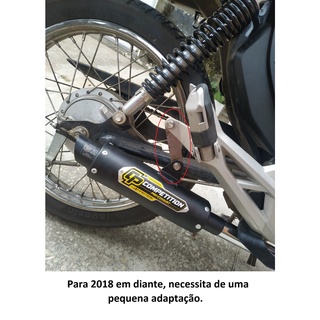 Escapamento Escape Ponteira Esportivo Competition Honda Titan 160 2016 a 2020 Pro Tork (8)