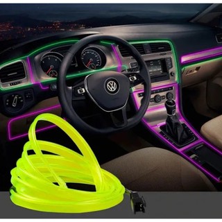 Fita LED NEON Painel Interior Carro TUNING Acessório Automotivo Detalhamento 12V Alto Brilho Premium (3)