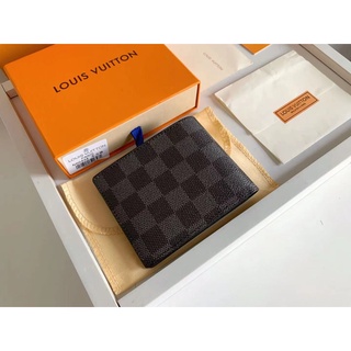 Carteira Masculina Louis Vuitton Autêntica Qualidade (Com Caixa) (3)
