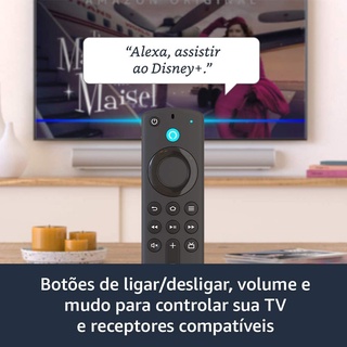 Amazon Fire TV Stick Lite / Fire TV Stick (Controle Remoto com comando da Tv e Voz com Alexa) Full HD (3)