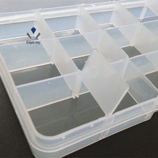 Caixa Organizadora De Plástico Para Bijuterias/Contas/Compartimentos (3)