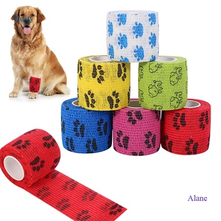 Alane 6 Pcs Pet Impressão Bandagem Elástica Auto-Adesiva Não Tecido Dedo