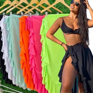 Saida de praia feminino pareo ibiza canga grande roupas femininas Moda praia verão em promoção