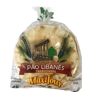 Pão Libanes Medio Maxifour 650g