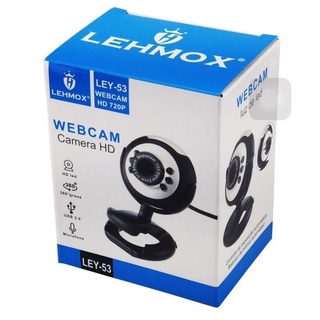 Webcam Usb C/ Microfone Integrado Hd 720p Lehmox Ley-53 (1)