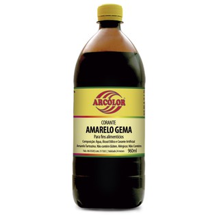 Corante Amarelo Gema liquido de 960 ml Arcolor
